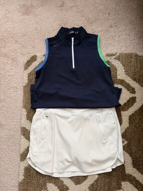 Athleta white skort